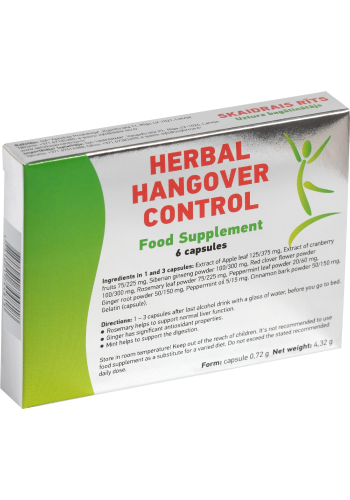 Herbal Hangover Control Veg, N6